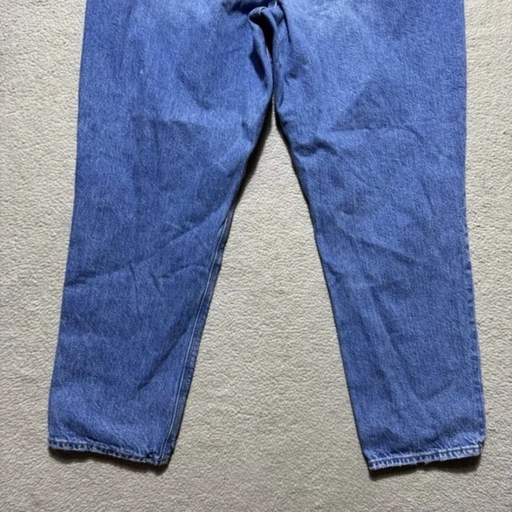 American Eagle Jeans Womens 14 Mom Jean Distressed Light Wash‎ Cotton Meas 32x27
